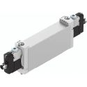 Festo 3/2 NC Solenoid Valve Manifold Mount 24V DC Aluminium Alloy Body VUVG-B18-T32C-AZT-F-1R8L