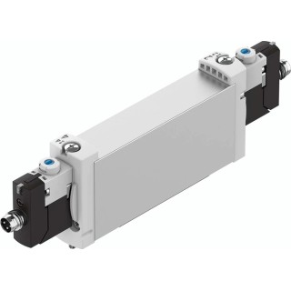 Festo 3/2 NC Solenoid Valve Manifold Mount 24V DC Aluminium Alloy Body VUVG-B18-T32C-AZT-F-1R8L