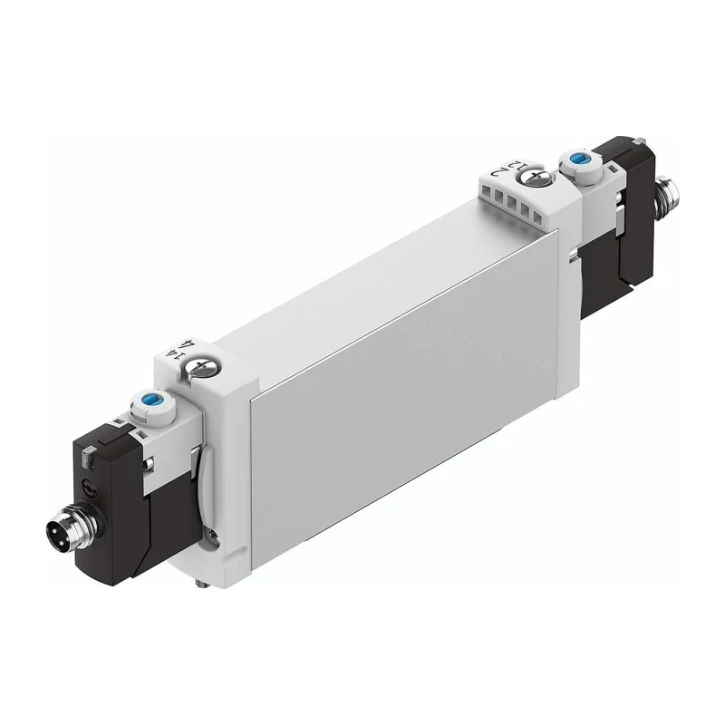 Festo 3/2 NC Solenoid Valve Manifold Mount 24V DC Aluminium Alloy Body VUVG-B18-T32C-AZT-F-1R8L