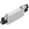 Festo 3/2 NC Solenoid Valve Manifold Mount 24V DC Aluminium Alloy Body VUVG-B18-T32C-AZT-F-1R8L