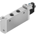 Festo Pneumatic 5/2 Solenoid Valve Aluminium Alloy Body 24V dc 1/4 in Port Size VUVG-L18-M52-RT-G14-1R8L