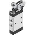 Festo Roller Lever Pneumatic Manual Control Valve , G 1/8 Port, 5/2 Valve Function, 10 Bar Pressure VMEF-R-M52-M-G18