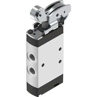Festo Roller Lever Pneumatic Manual Control Valve , G 1/8 Port, 5/2 Valve Function, 10 Bar Pressure VMEF-R-M52-M-G18