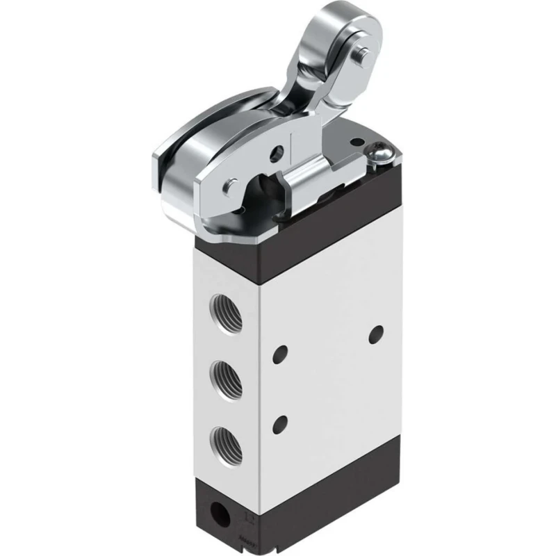 Festo Roller Lever Pneumatic Manual Control Valve , G 1/8 Port, 5/2 Valve Function, 10 Bar Pressure VMEF-R-M52-M-G18