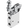 Festo Roller Lever Pneumatic Manual Control Valve VMEF Series, G 1/4 Port Size, 5/2 Valve Function VMEF-KT-M32-M-G14