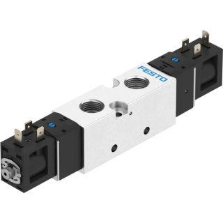 Festo Pneumatic Solenoid Valve 5/2 Solenoid G VUVS Series 24V DC 1600 L/min Flow Rate VUVS-LK30-B52-D-G38-1B2-S