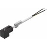 Festo Pilot Valve Component KMEB Series, MOEBH Valve Compatible, N2 Solenoid VUVB Valve Connector, 24 V, 10 KMEB-1-24-10-LED