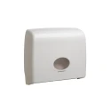 Aquarius White Plastic Toilet Roll Dispenser 445 mm x 129 mm x 380 mm 6991