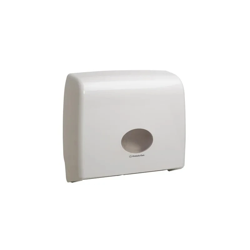 Aquarius White Plastic Toilet Roll Dispenser 445 mm x 129 mm x 380 mm 6991