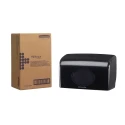 Aquarius Black Plastic Toilet Roll Dispenser Wall Mount 191 mm x 139 mm x 309 mm 7191