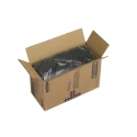 Aquarius Black Plastic Toilet Roll Dispenser Wall Mount 191 mm x 139 mm x 309 mm 7191