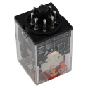 Omron Power Relay, 12V AC Coil Voltage, 10A Switching Current, DPDT Contact Configuration MKS2PI 12VAC