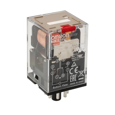 Omron Power Relay 240V AC Coil 10A Switching Current DPDT MKS2PI 240VAC