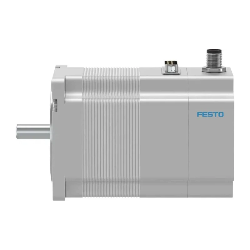 Festo EMMS-ST Series Hybrid Stepper Motor 48V, 2.5Nm Holding Torque, 1.8° Step Angle, 11mm Shaft EMMS-ST-87-S-SE-G2