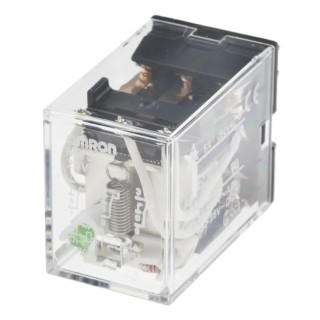 Omron Power Relay 24V DC Coil 5A Switching Current 3PDT Plug-In Terminal MY3N 24VDC
