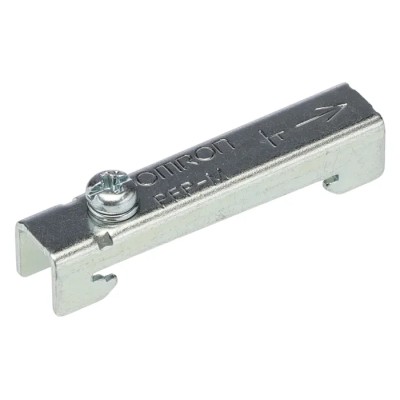 Omron PFP Series Aluminium End Cover for Use with DIN Rail Mounting Track PFP-M