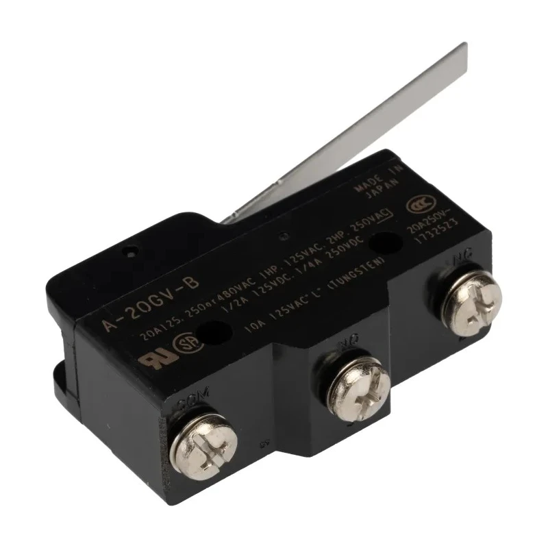 Omron Limit Switch Lever Actuator SPDT Contact Configuration 500V AC 20A Current IP00