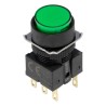 Omron A16 Series Momentary Panel Mount Push Button Switch, DPDT, 19 mm Cutout, IP66, 30V DC 250V AC A165-TGM-2