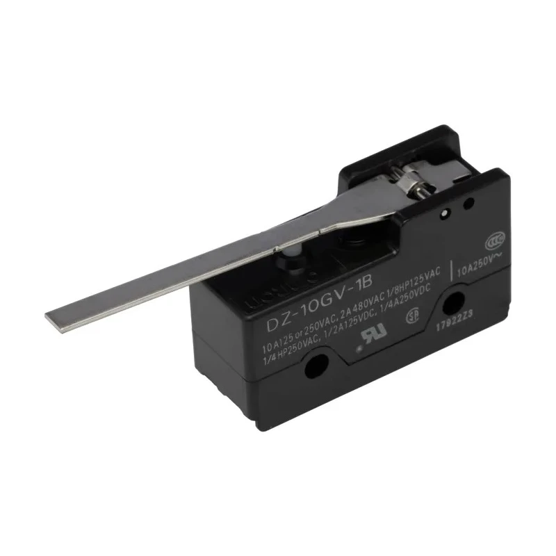 Omron DZ Series Lever Limit Switch, DPDT, Snap Action, IP00, 250V AC, 10A, Mechanical Life 1000000 Operations 