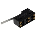 Omron DZ Series Lever Limit Switch, DPDT, Snap Action, IP00, 250V AC, 10A, Mechanical Life 1000000 Operations 