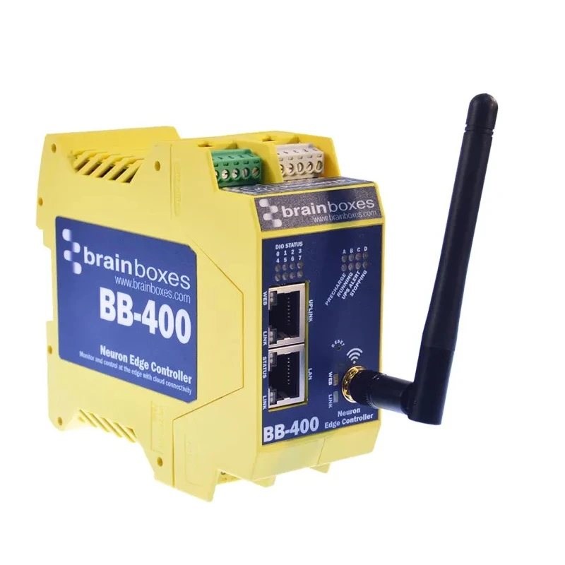 Brainboxes Neuron Edge Industrial Computer 15 W Broadcom BCM2837 1.2 GHz 4-Core Linux BB-400