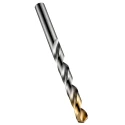 Dormer High Speed Steel Tin 4mm Drill Bit, 75mm Overall Length, 4 Flutes, Titanium Nitride Coated A002S4.0