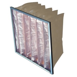 RS PRO Ultraseal Series Polypropylene Bag HVAC Air Filter, F5 Grade, 11 MERV Rating, 287 mm x 592 mm x 350 mm 827-9649