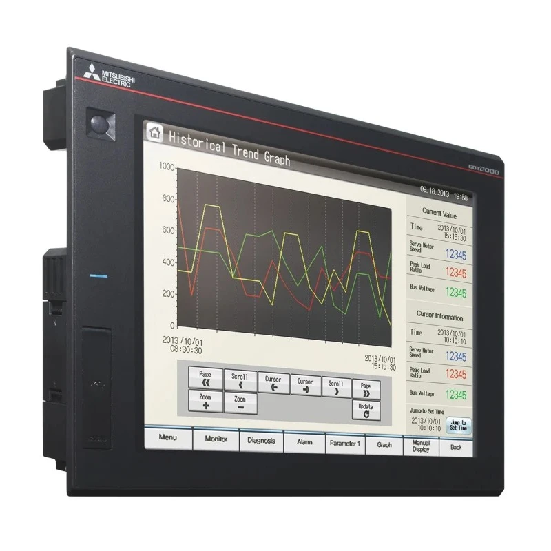 Mitsubishi Electric GOT2000 Series Touch Screen HMI 10.4 in TFT LCD Display 800 x 600 pixel 