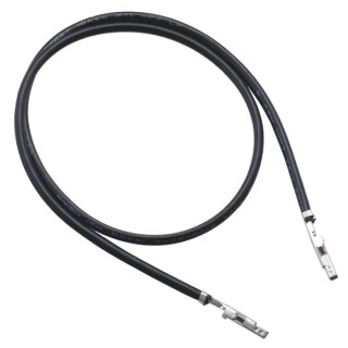 Wurth Elektronik Pre-Crimped Lead Crimp Cable Assembly 300 mm, 18 AWG Black 649649618030