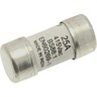 Eaton 25A Ceramic Cartridge Fuse 13 x 29 mm, 415V AC, Ceramic Body, gG Application SMD25