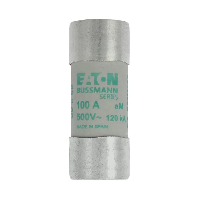 Eaton 100A M Ceramic Cartridge Fuse 22 x 58 mm, Medium Acting, 500V AC C22M100