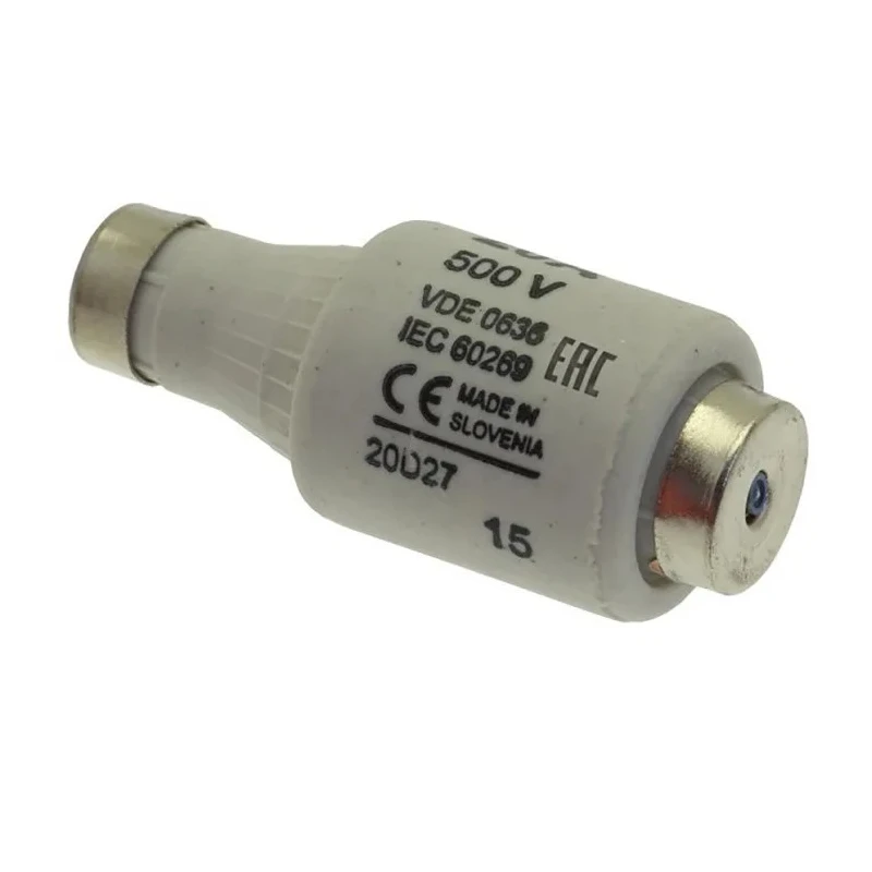 Eaton 20A 500V AC Ceramic Body D2 Diazed Fuse with 50kA Breaking Capacity 20D27