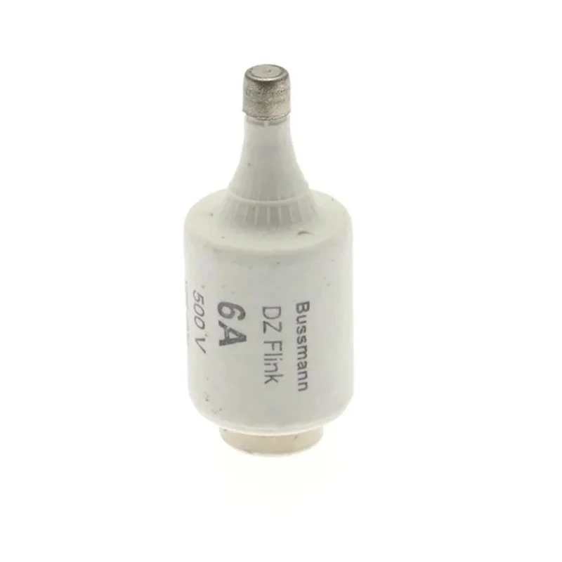 Eaton 6A 500V AC D2 Bottle Fuse with E27 Thread Size and gR Application Category 6D27Q