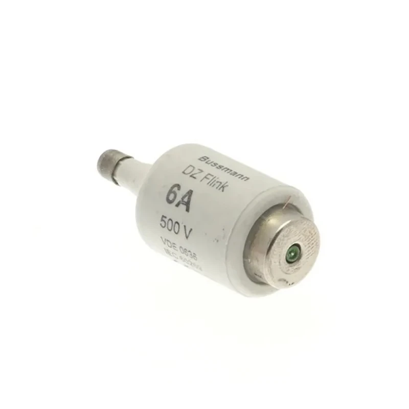 Eaton 6A 500V AC D2 Bottle Fuse with E27 Thread Size and gR Application Category 6D27Q