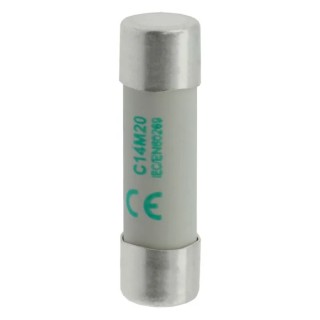 Eaton 20A Ceramic Cartridge Fuse 14 x 51 mm 690V AC Ceramic Body C14M20