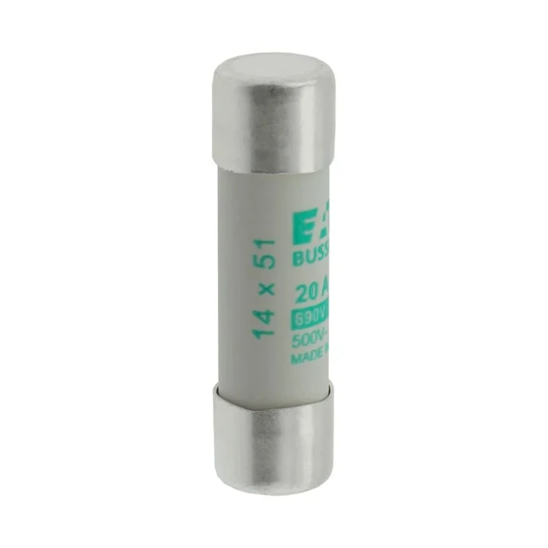 Eaton 20A Ceramic Cartridge Fuse 14 x 51 mm 690V AC Ceramic Body C14M20