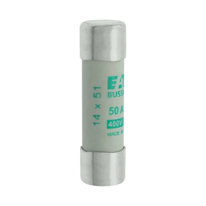 Eaton 50A AM Ceramic Cartridge Fuse 14 x 51 mm 400V AC C14M50