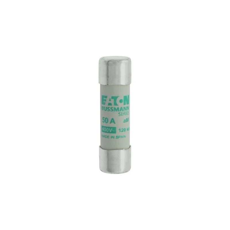 Eaton 50A AM Ceramic Cartridge Fuse 14 x 51 mm 400V AC C14M50