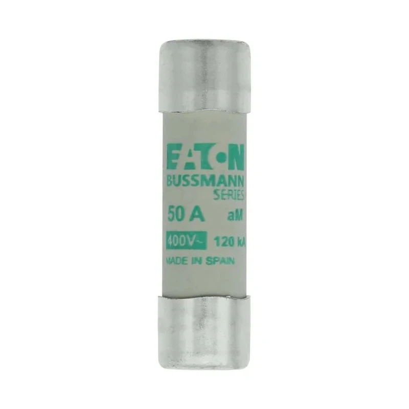 Eaton 50A AM Ceramic Cartridge Fuse 14 x 51 mm 400V AC C14M50