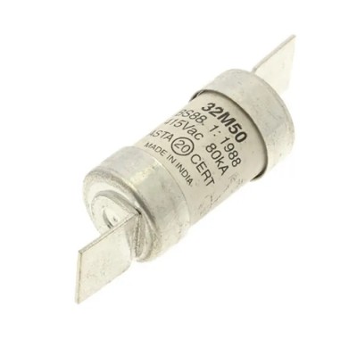Eaton 32A Bolted Tag Fuse F2 415V AC High Rupture Capacity Offset Tag NSD32M50