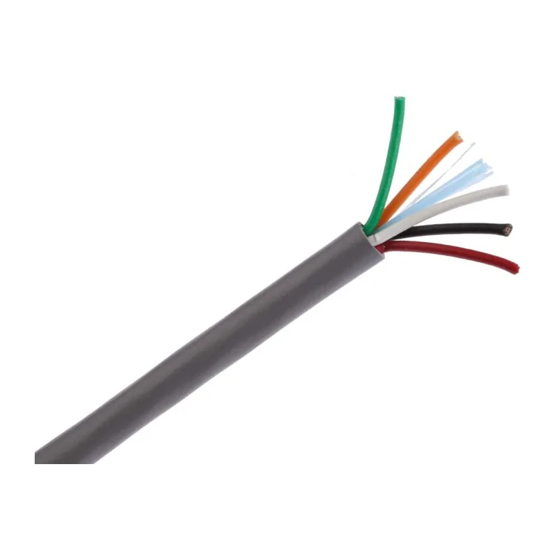 Alpha Wire Alpha Essentials Communication Control Cable 5 Cores 0.35mm² 22 AWG Unscreened 30m Length 150V 1175C SL005