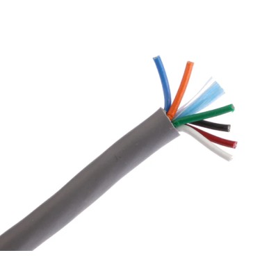 Alpha Wire Alpha Essentials Communication & Control Control Cable 6 Cores 0.35mm² 22 AWG Unscreened Grey 30m 1176C SL005
