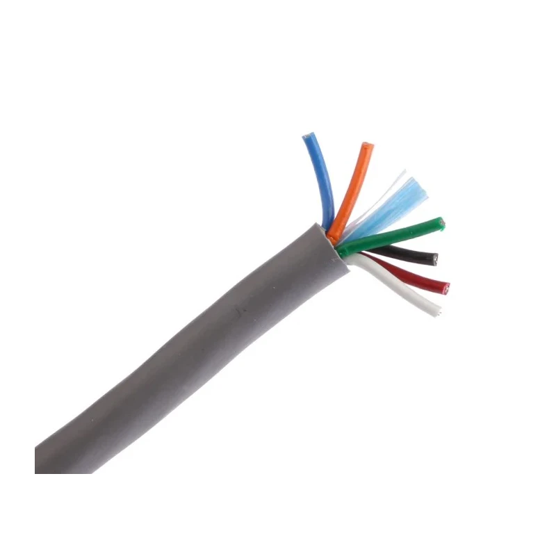 Alpha Wire Alpha Essentials Communication & Control Control Cable 6 Cores 0.35mm² 22 AWG Unscreened Grey 30m 1176C SL005