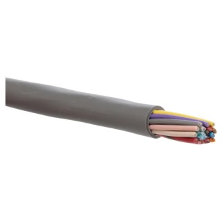 Alpha Wire Alpha Essentials Communication & Control Control Cable 15 Cores 0.35mm² 22 AWG Unscreened 30m 300V 1181/15C SL005
