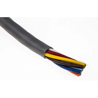 Alpha Wire Alpha Essentials Communication & Control Control Cable 8 Cores 0.81mm² 18 AWG Unscreened 300V 30m 1898/8C SL005