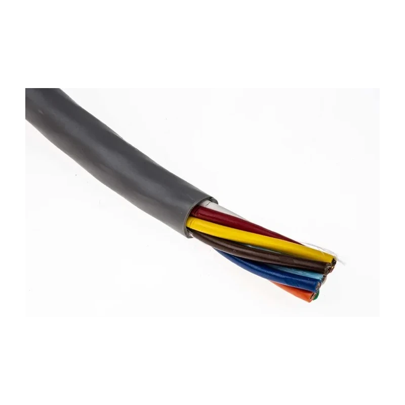 Alpha Wire Alpha Essentials Communication & Control Control Cable 8 Cores 0.81mm² 18 AWG Unscreened 300V 30m 1898/8C SL005