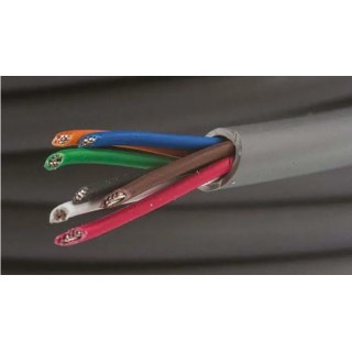 Alpha Wire Alpha Essentials Communication & Control Control Cable, 7 Cores, 0.81mm² 18 AWG, Unscreened, 300V 1898/7C SL005