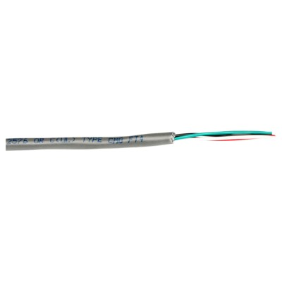 Alpha Wire Alpha Essentials Communication & Control Control Cable 4 Cores 0.23mm² 24 AWG Screened PVC Grey 30m 1214C SL005