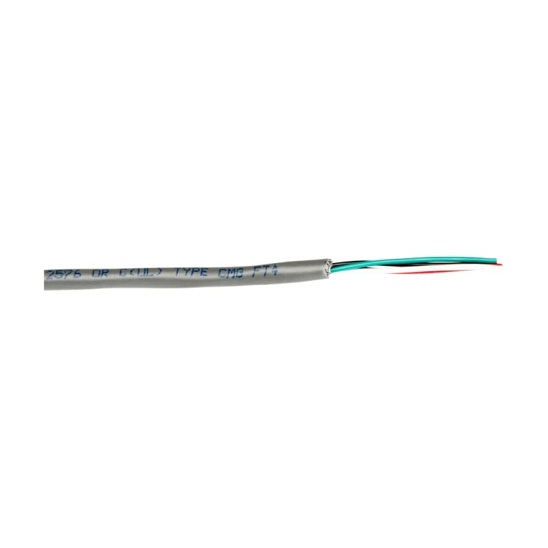 Alpha Wire Alpha Essentials Communication & Control Control Cable 4 Cores 0.23mm² 24 AWG Screened PVC Grey 30m 1214C SL005