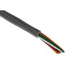 Alpha Wire Alpha Essentials Communication & Control Control Cable 8 Cores 0.35mm² 22 AWG Screened 300V 30m Grey 1298C SL005